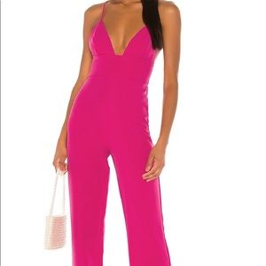 NBD Hot Pink Jumpsuit